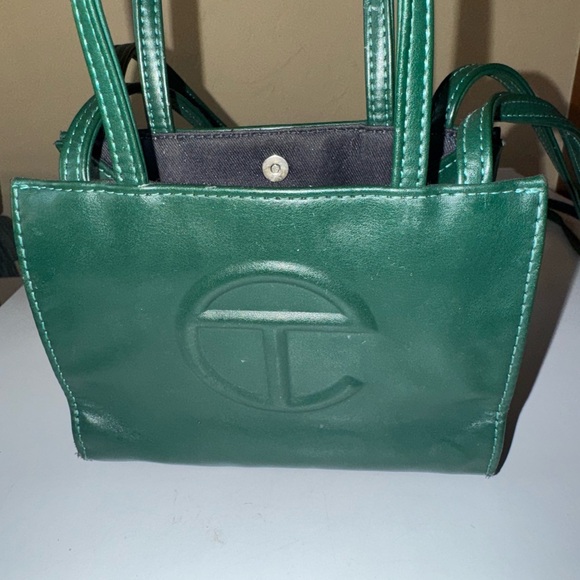 Telfar Green Mini Shopping Bag - Picture 5 of 7